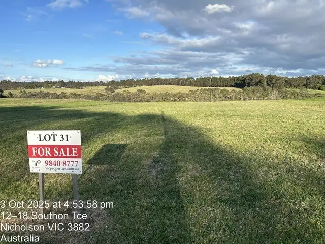 LOT Lot 31, 30 Southon Terrace, Nicholson VIC 3882