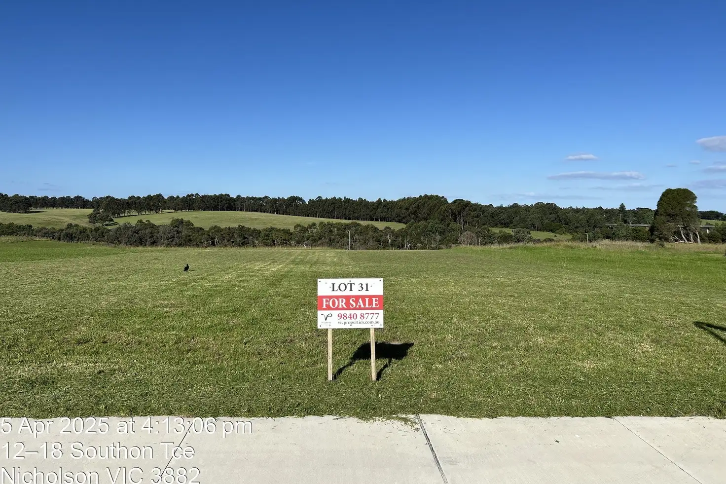 Main view of Homely land listing, LOT Lot 31, 30 Southon Terrace, Nicholson VIC 3882