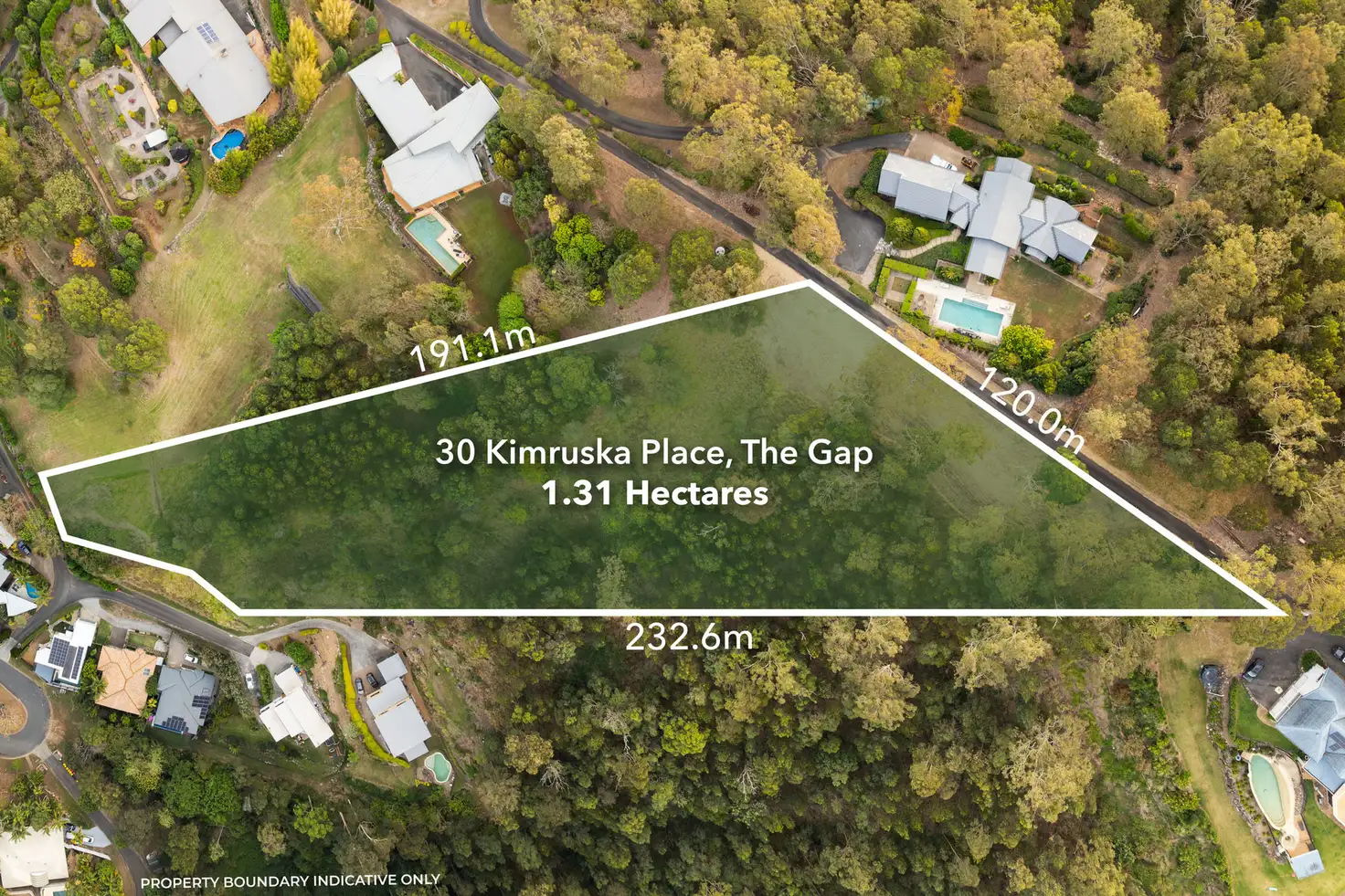Main view of Homely land listing, 30 Kimruska Place, The Gap QLD 4061