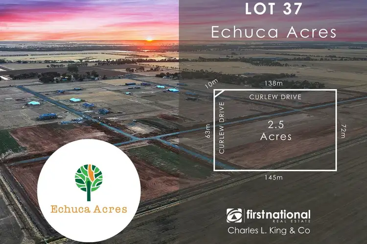 Main view of Homely land listing, Echuca Acres Estate, Lot 37 Curlew Drive, Echuca VIC 3564