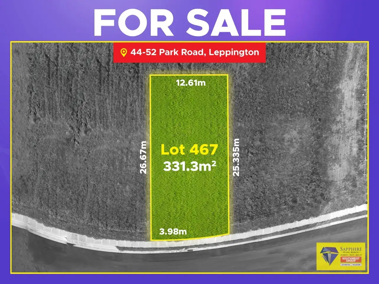 Main view of Homely land listing, LOT 467, 44 Park Road, Leppington NSW 2179