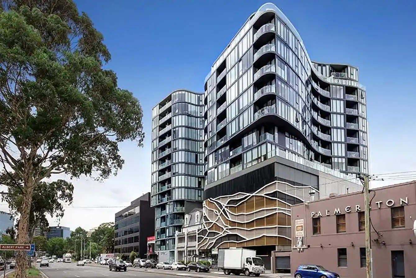 Main view of Homely apartment listing, 706/338 Kings Way, South Melbourne VIC 3205