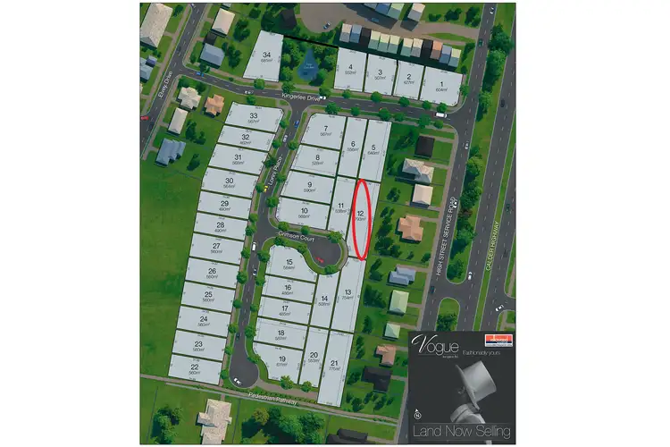 Main view of Homely land listing, LOT 12 Crimson Court, Kangaroo Flat VIC 3555