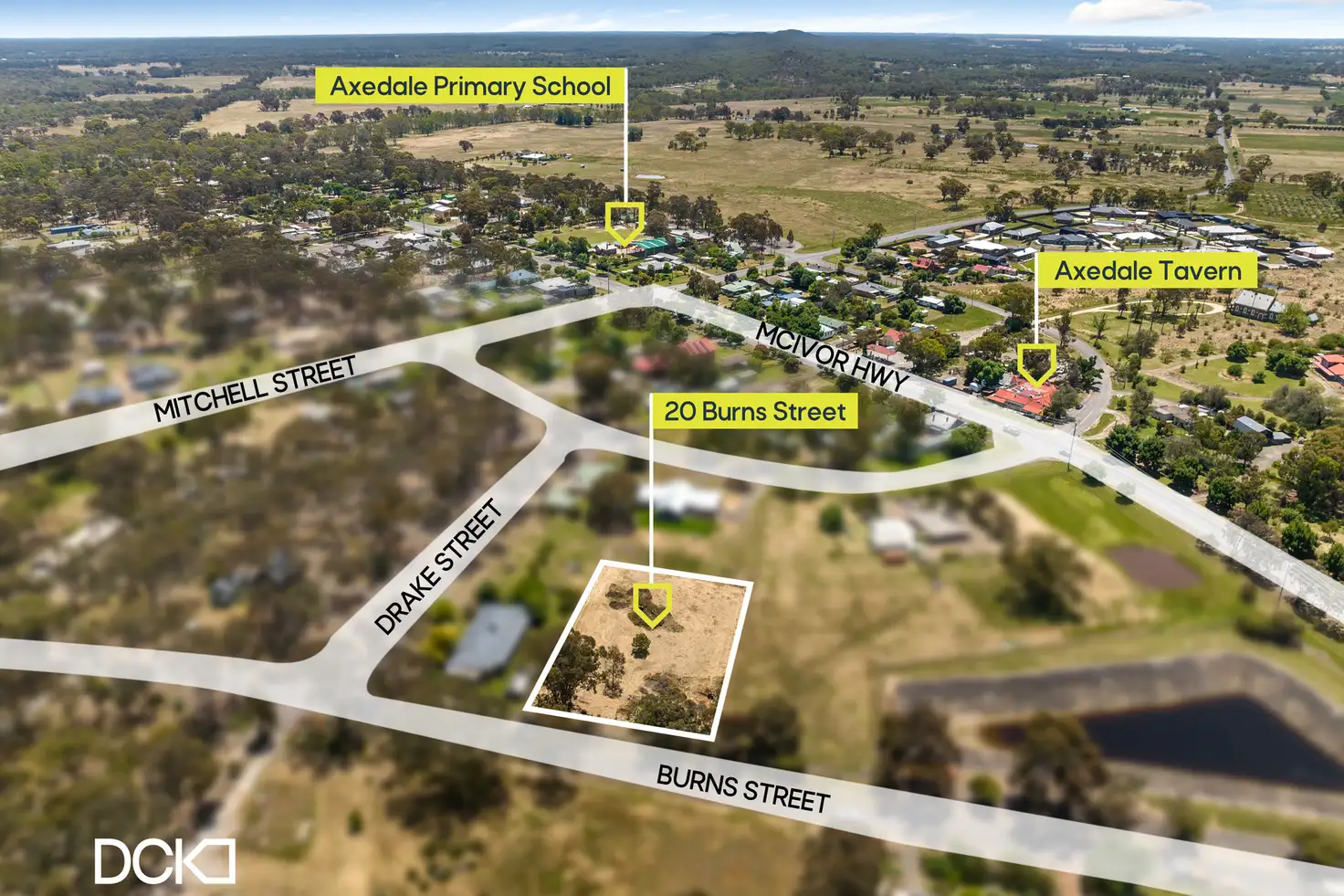 Main view of Homely land listing, 20 Burns Street, Axedale VIC 3551