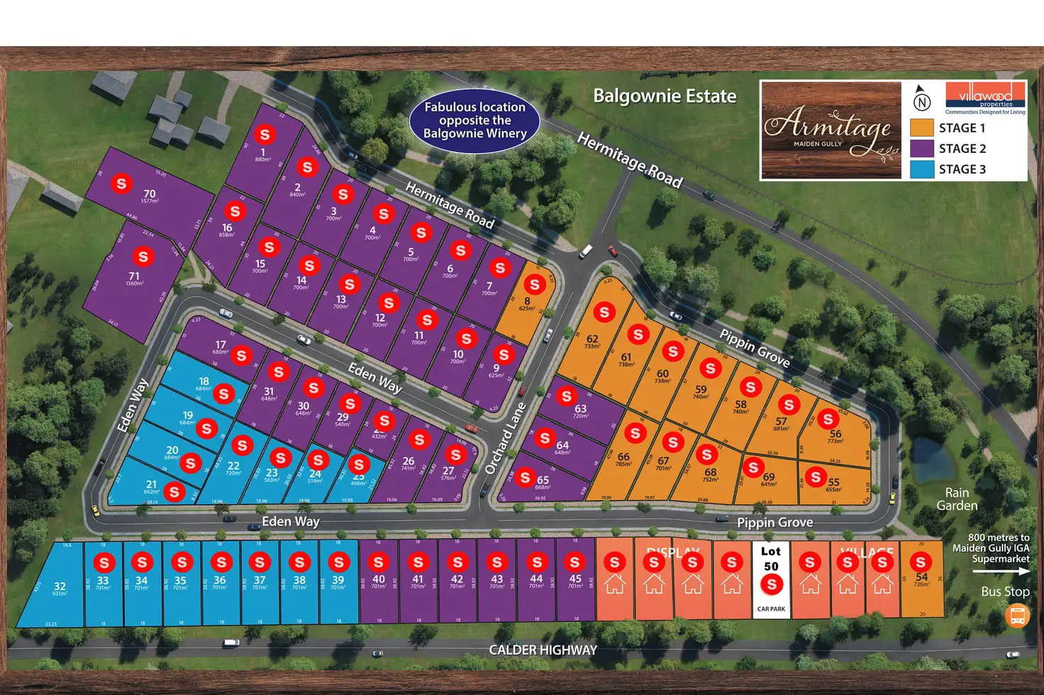 Main view of Homely land listing, Hermitage Road, Maiden Gully VIC 3551
