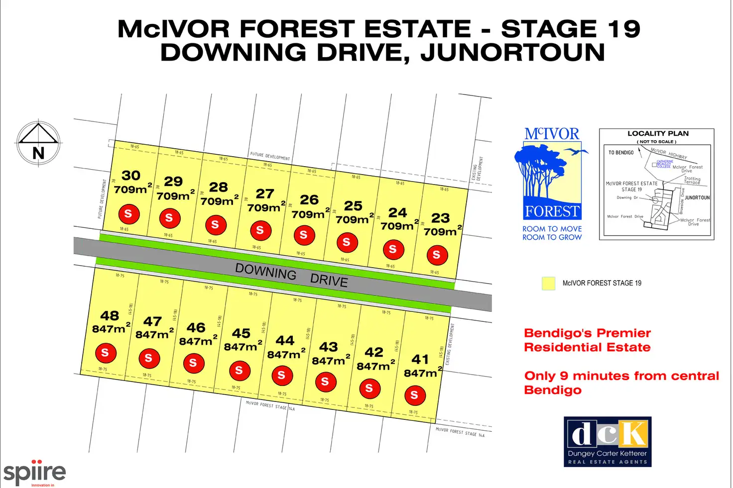 Main view of Homely land listing, Downing Drive, Junortoun VIC 3551