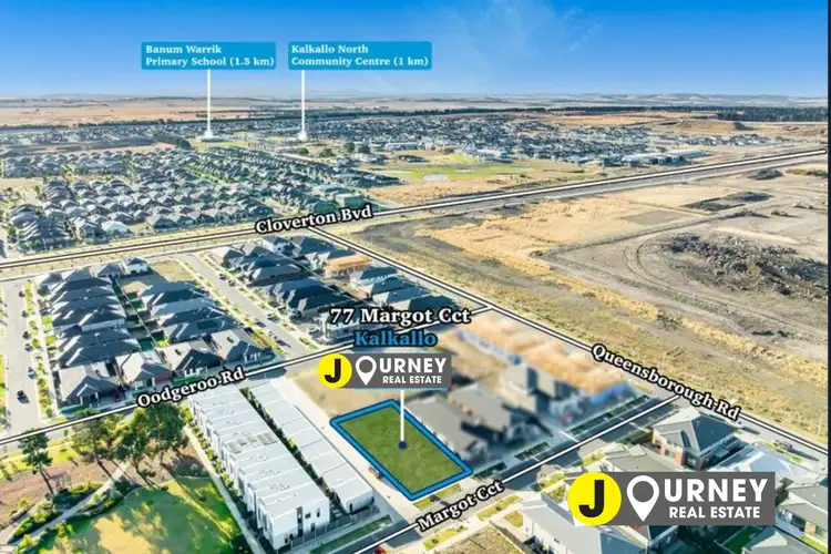 Second view of Homely land listing, 77 Margot Circuit, Kalkallo VIC 3064
