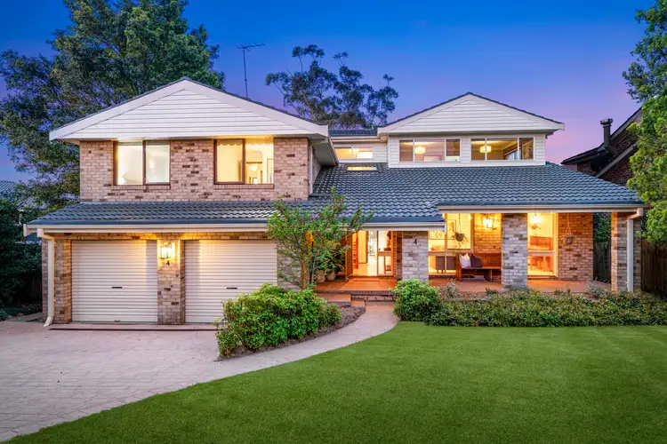 Main view of Homely house listing, 4 Moolanda Avenue, West Pennant Hills NSW 2125