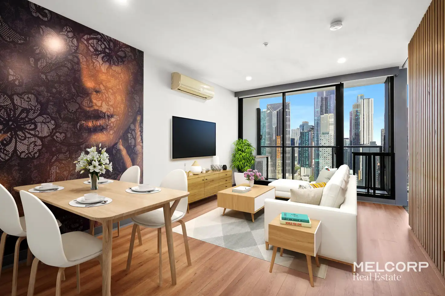 Main view of Homely apartment listing, 2707/33 MacKenzie Street, Melbourne VIC 3000