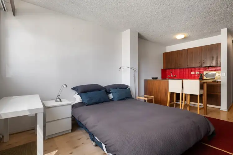Third view of Homely studio listing, 45/287 Exhibition Street, Melbourne VIC 3000