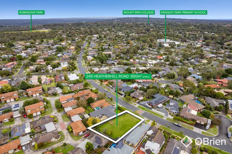 Main view of Homely land listing, 245 Heatherhill Road, Frankston VIC 3199