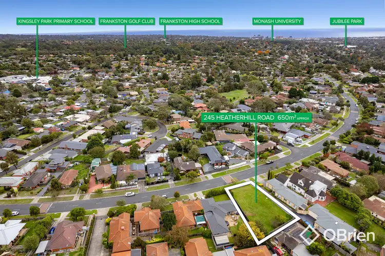 Second view of Homely land listing, 245 Heatherhill Road, Frankston VIC 3199