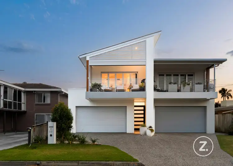 Main view of Homely semi-detached listing, 2/22 Eider Avenue, Paradise Point QLD 4216