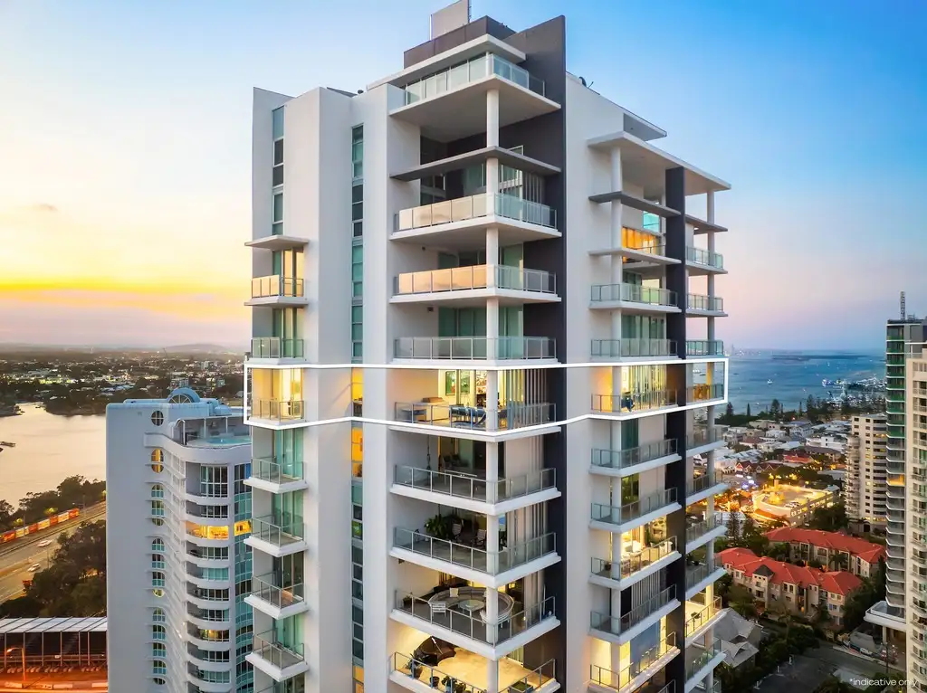 Main view of Homely apartment listing, 2501/11-13 Hill Parade, Main Beach QLD 4217