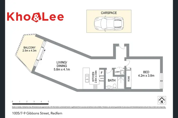 Second view of Homely apartment listing, 1005/7-9 Gibbons Street, Redfern NSW 2016
