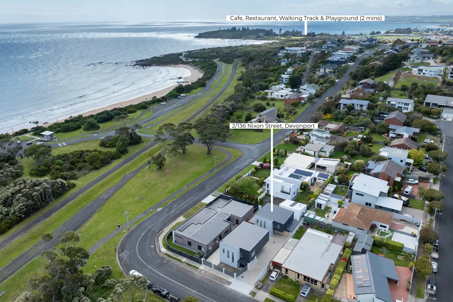 Main view of Homely townhouse listing, 2/136 Nixon Street, Devonport TAS 7310