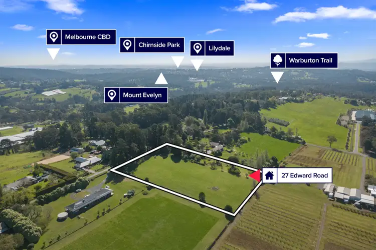 Third view of Homely land listing, 27 Edward Road, Wandin North VIC 3139