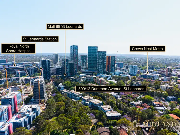 Second view of Homely apartment listing, 309/12 Duntroon Avenue, St Leonards NSW 2065