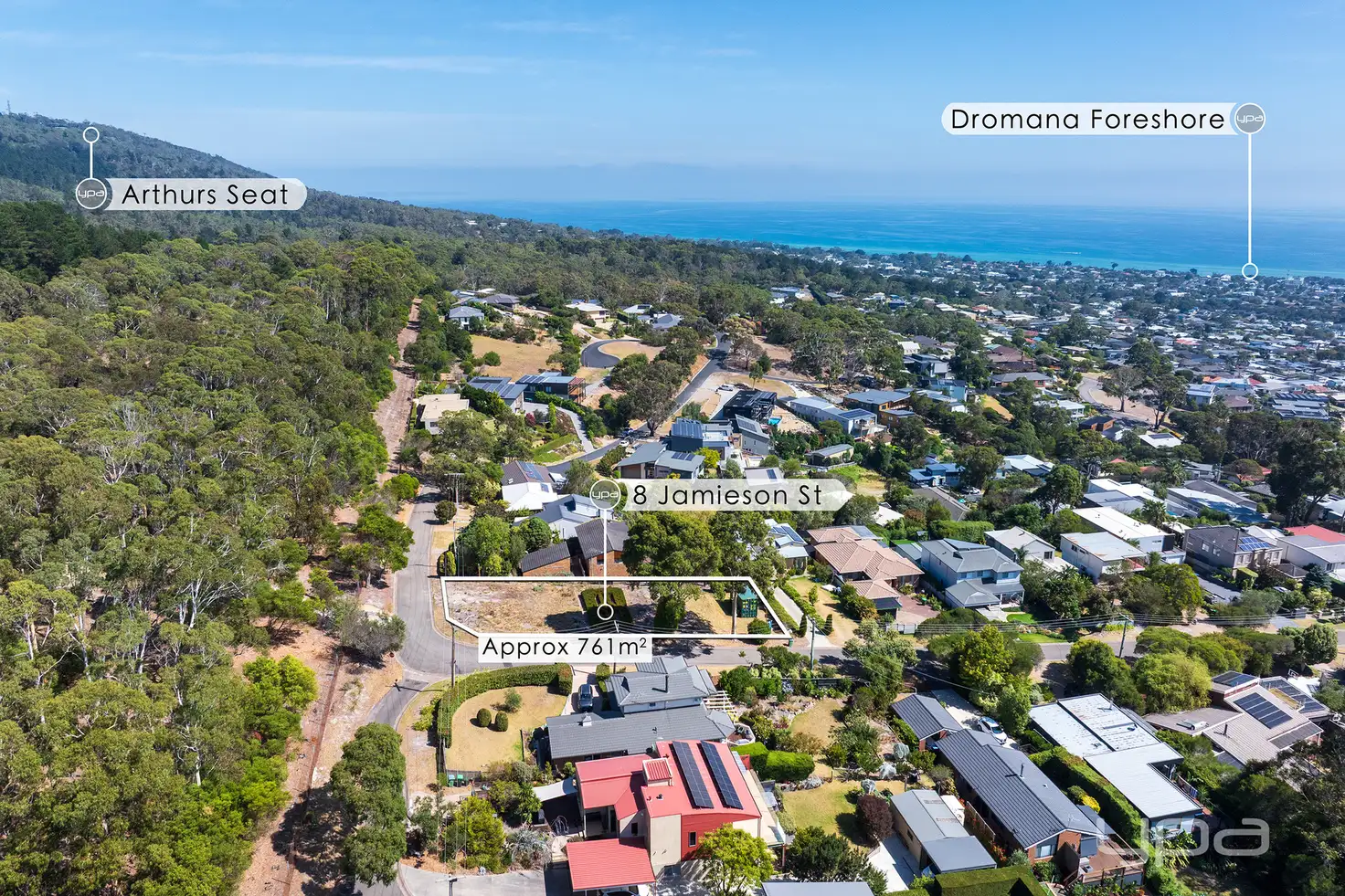 Main view of Homely land listing, 8 Jamieson Street, Dromana VIC 3936