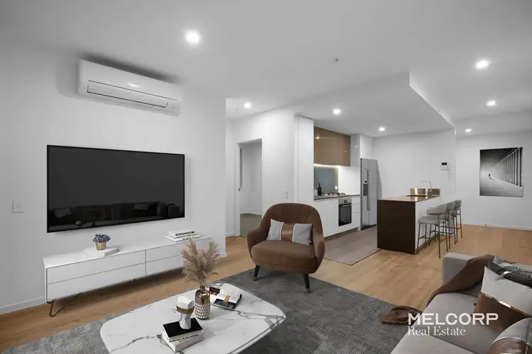 Fifth view of Homely apartment listing, 1401C/2 Tannery Walk, Footscray VIC 3011