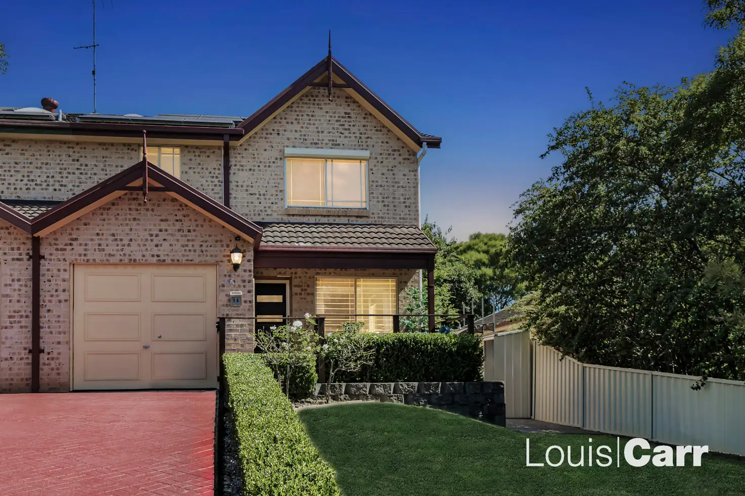 Main view of Homely semi-detached listing, 10 Brokenwood Place, Cherrybrook NSW 2126