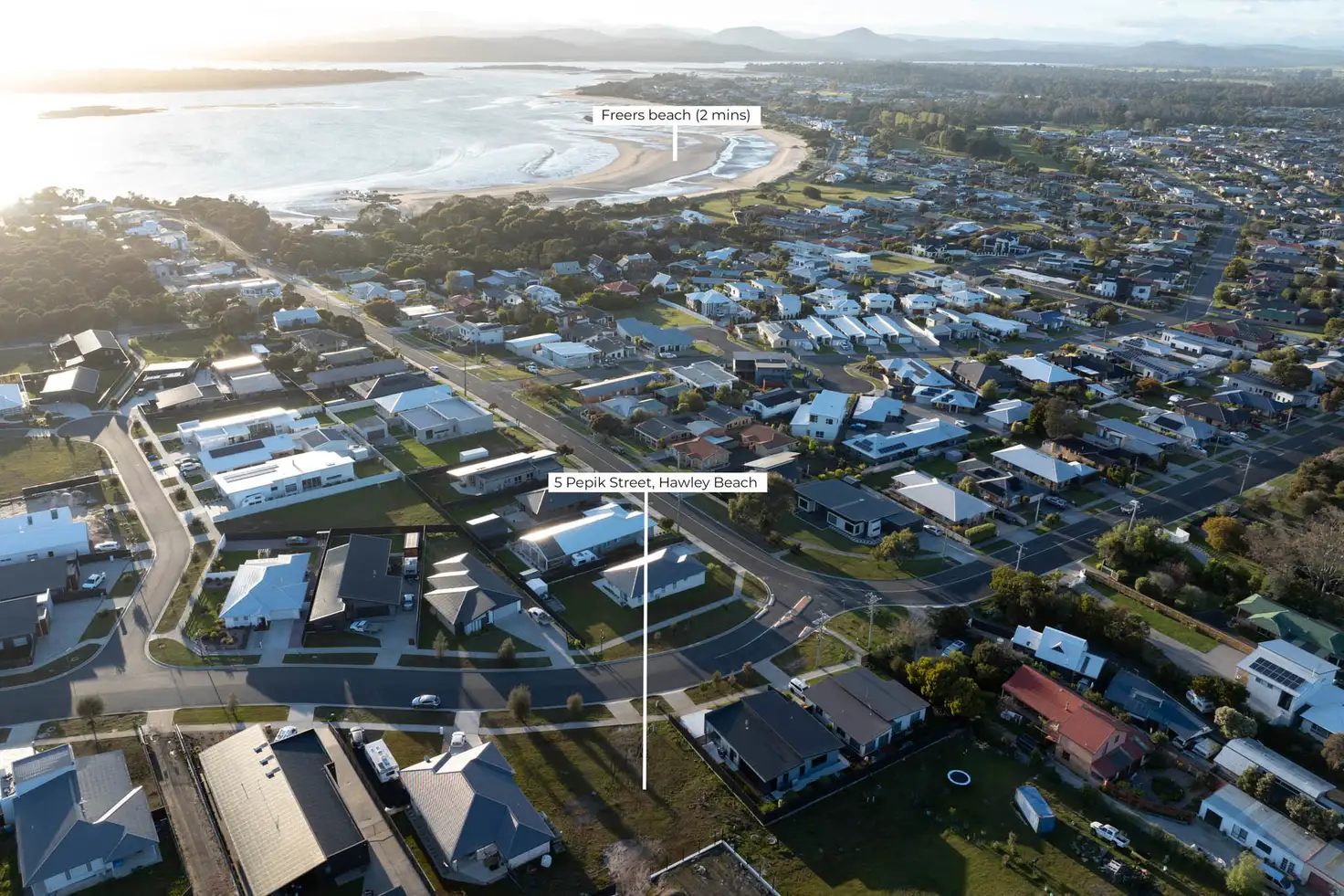 Main view of Homely land listing, 5 Pepik Street, Hawley Beach TAS 7307