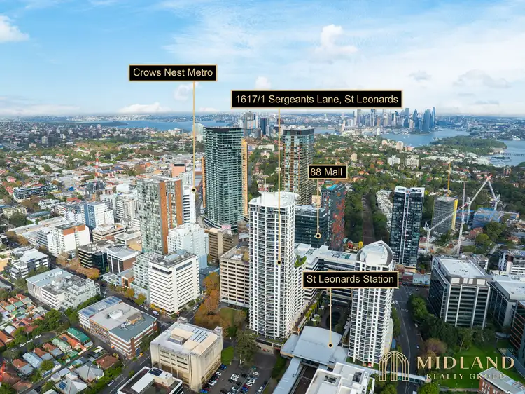 Third view of Homely apartment listing, 1617/1 Sergeants Lane, St Leonards NSW 2065