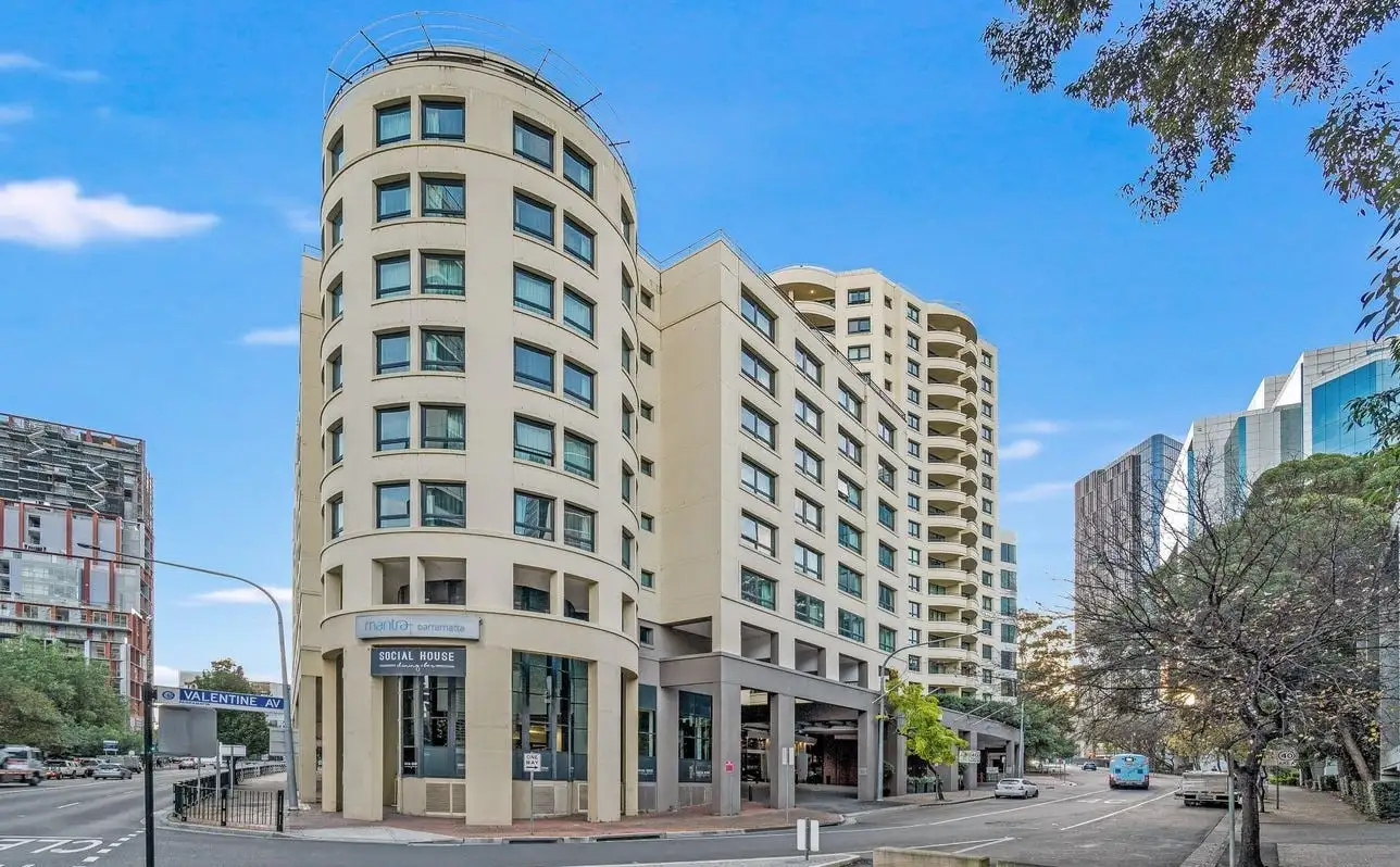 Main view of Homely apartment listing, 1303/1-3 Valentine Avenue, Parramatta NSW 2150