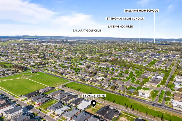 Second view of Homely land listing, 88 Dyson Drive, Lucas VIC 3350