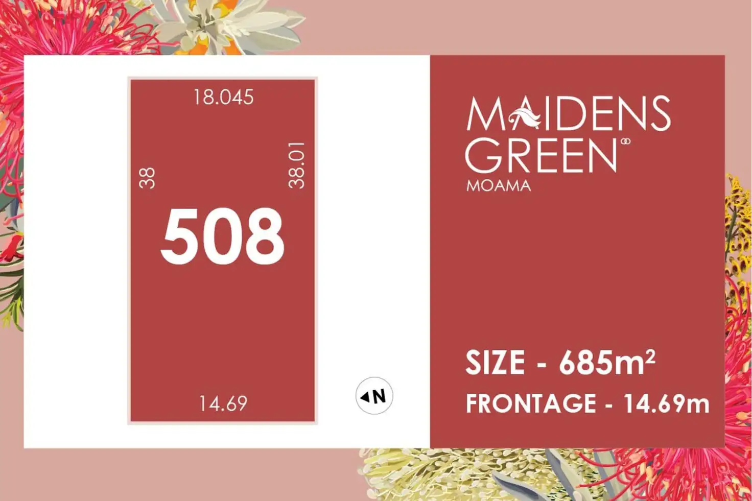 Main view of Homely land listing, LOT 508 Maidens Green, Mayflower Drive, Moama NSW 2731