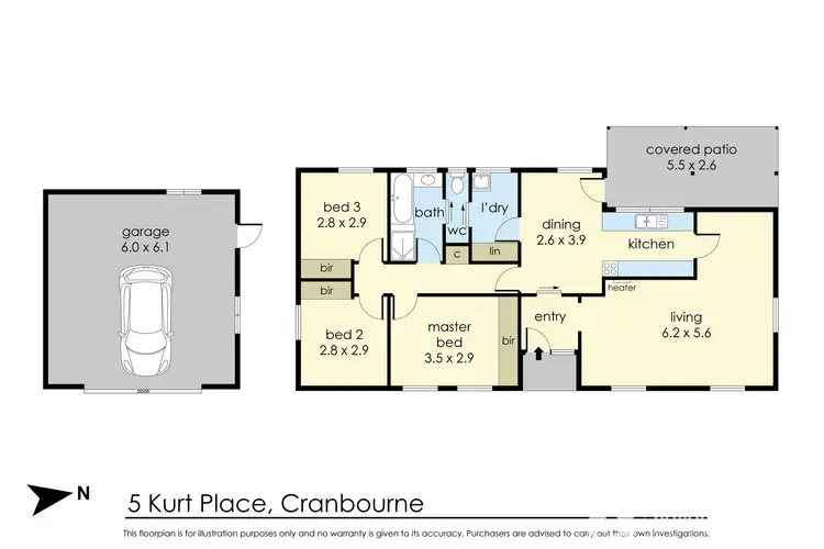 Third view of Homely house listing, 5 Kurt Place, Cranbourne VIC 3977