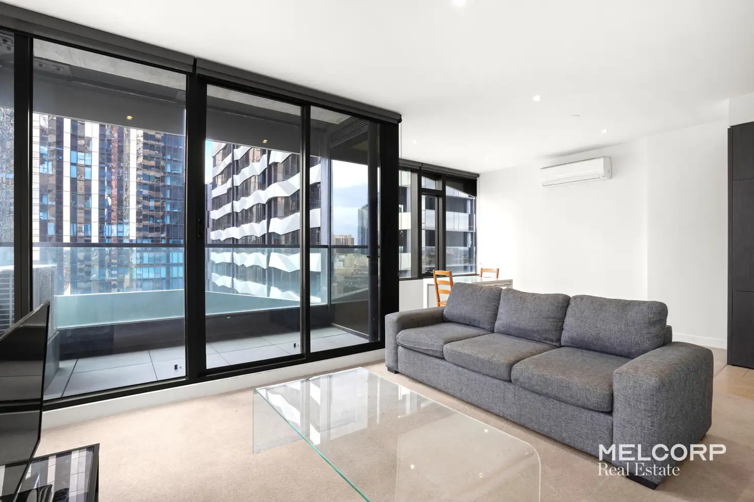 Main view of Homely apartment listing, 1709/155 Franklin Street, Melbourne VIC 3000