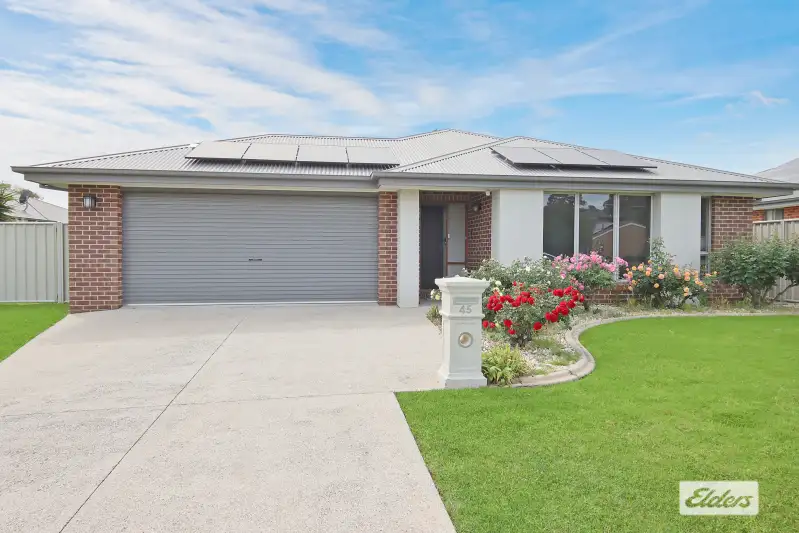 Main view of Homely house listing, 45 Nordsvan Drive, Wodonga VIC 3690