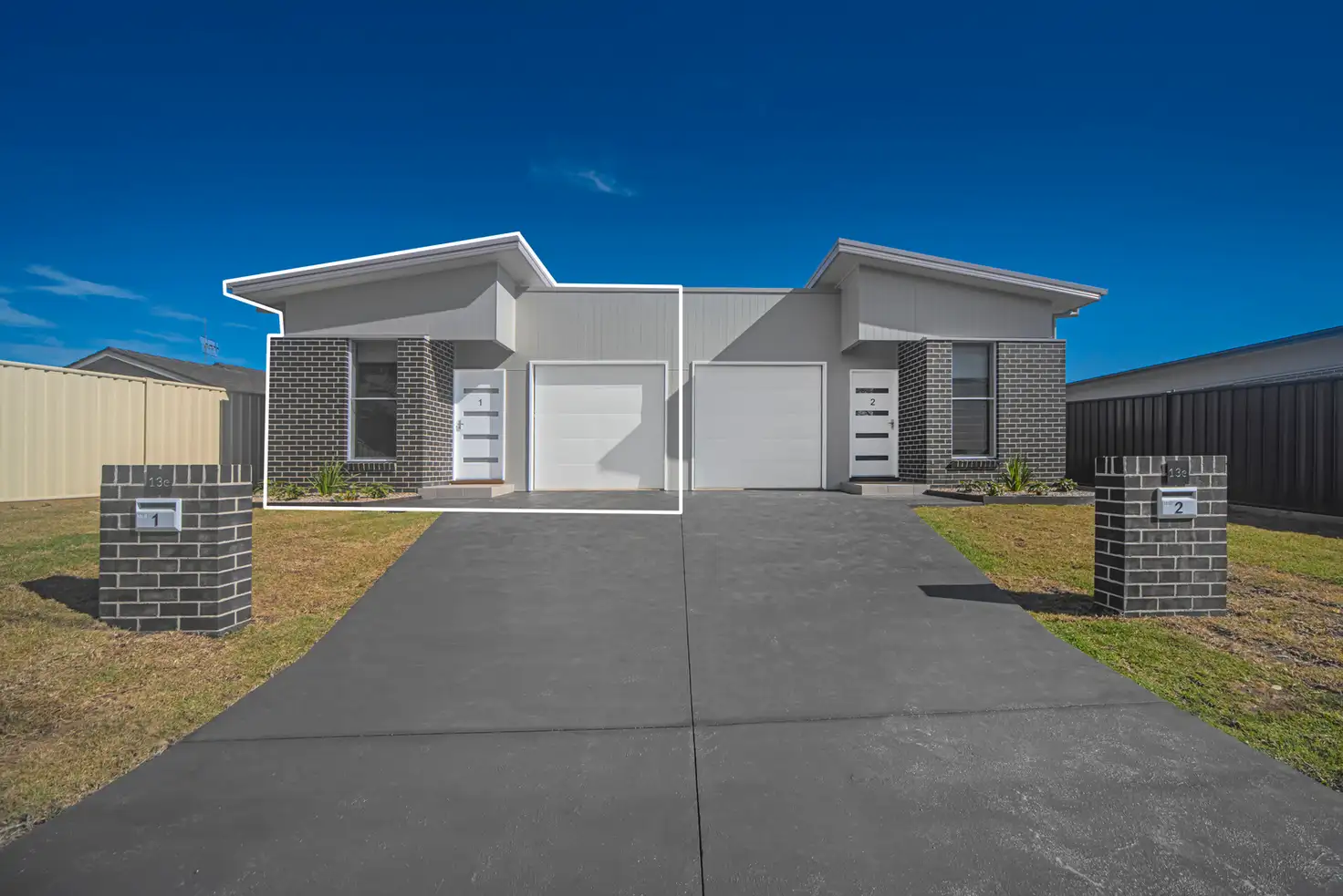 Main view of Homely semi-detached listing, 1/13E Meroo Road, Bomaderry NSW 2541