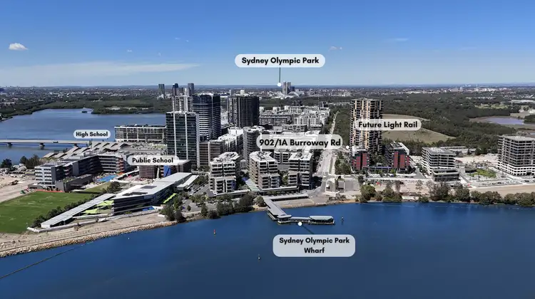 Second view of Homely apartment listing, 902/1A Burroway Road, Wentworth Point NSW 2127