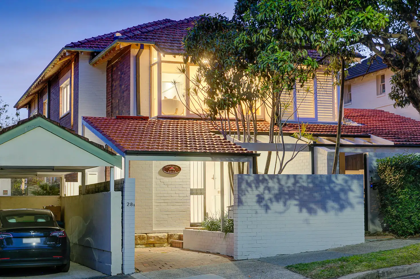 Main view of Homely semi-detached listing, 28a Queen Street, Mosman NSW 2088