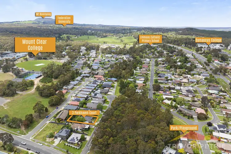 Third view of Homely house listing, 3 Parkhaven Court, Mount Clear VIC 3350