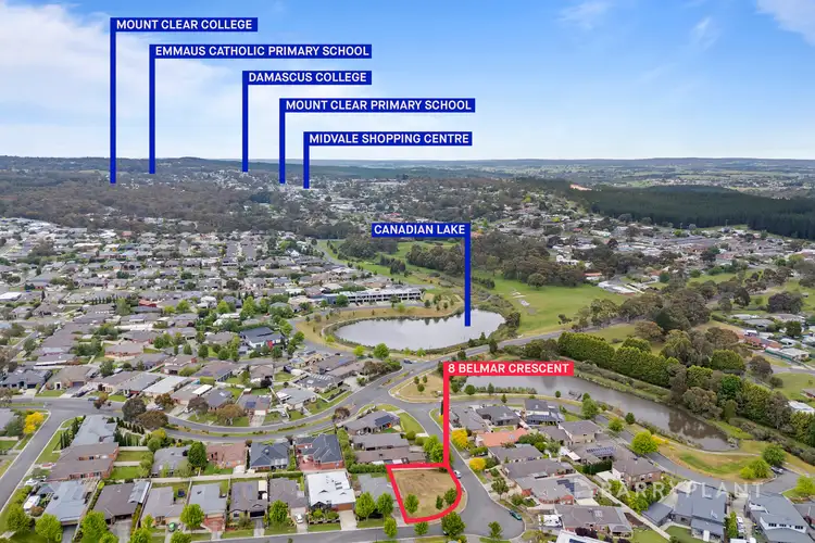 Second view of Homely land listing, 8 Belmar Crescent, Canadian VIC 3350