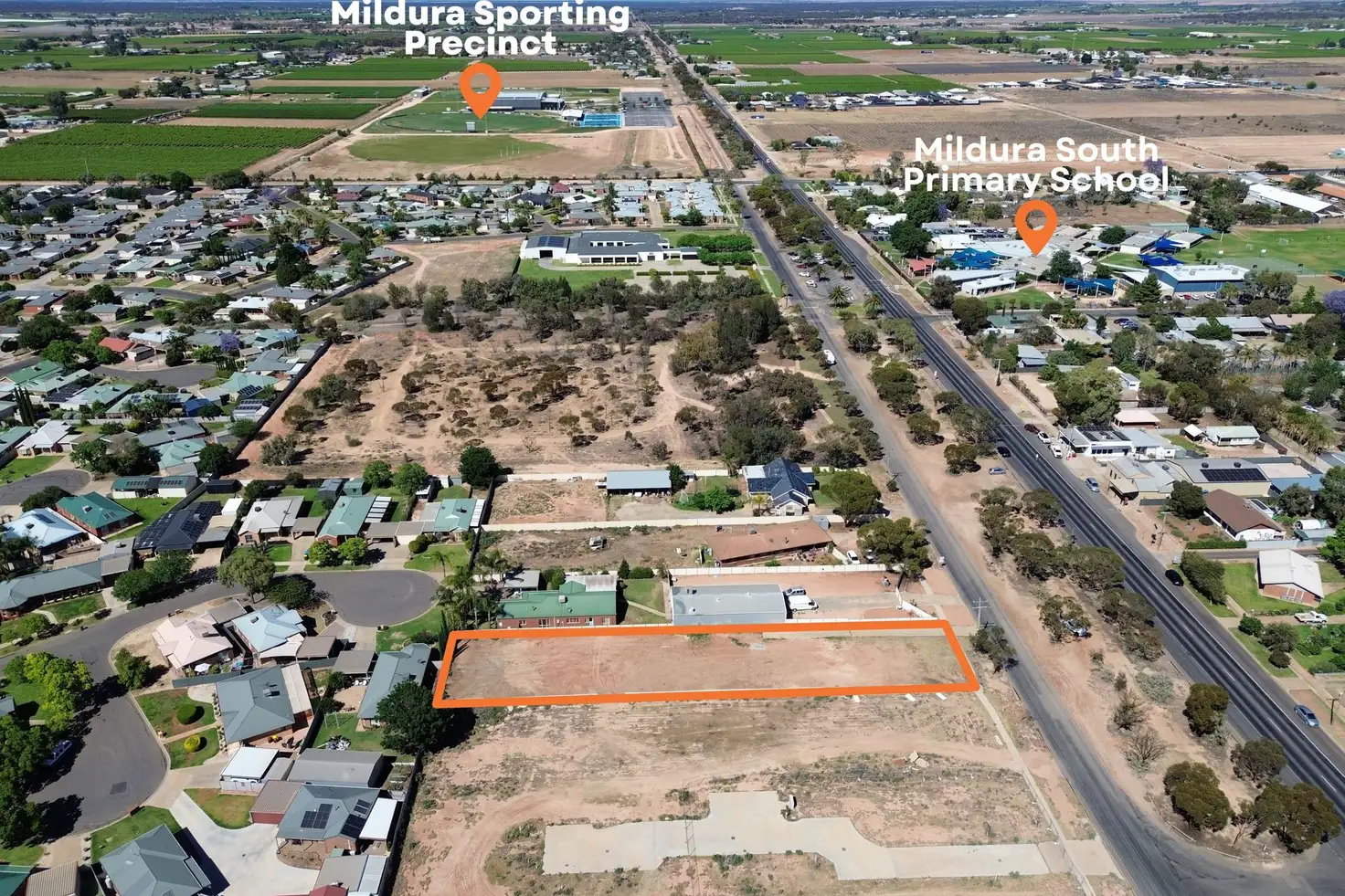 Main view of Homely land listing, 568 Deakin Avenue, Mildura VIC 3500