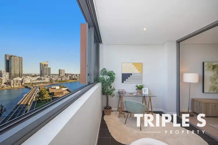 Second view of Homely apartment listing, 1603/18 Footbridge Boulevard, Wentworth Point NSW 2127