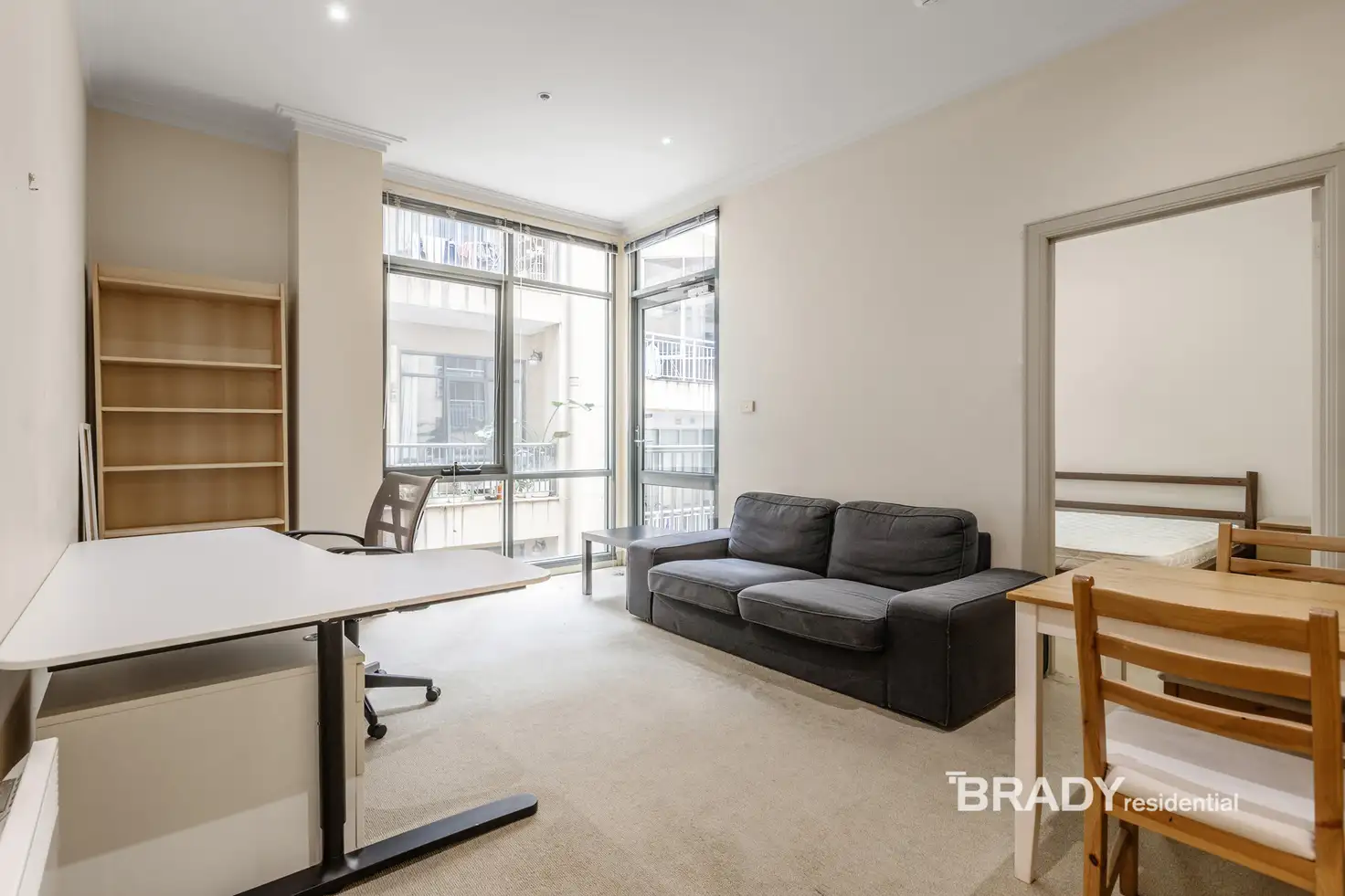 Main view of Homely apartment listing, 204/406 La Trobe Street, Melbourne VIC 3000