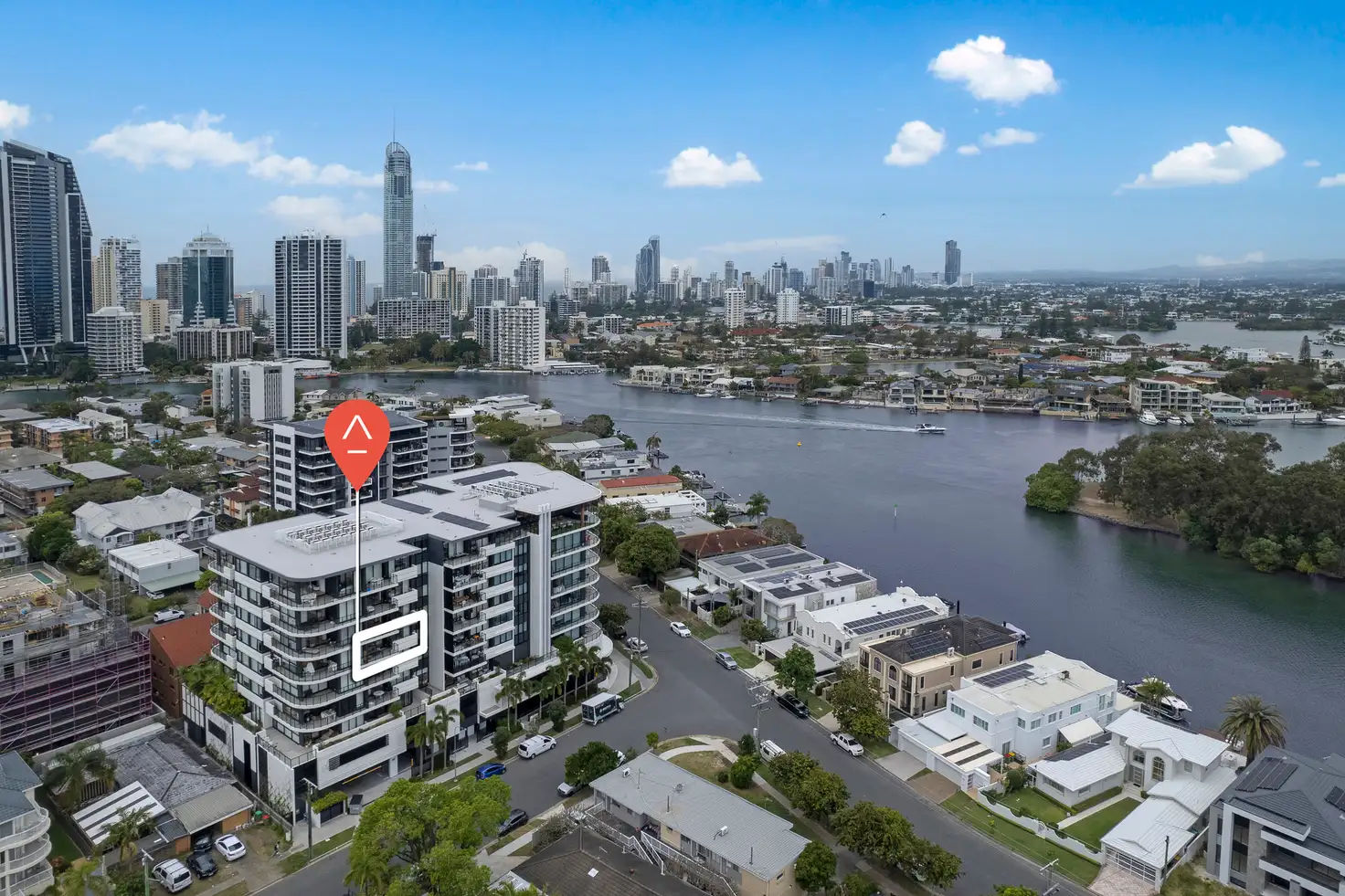 Main view of Homely unit listing, 602/256 Stanhill Drive, Chevron Island QLD 4217