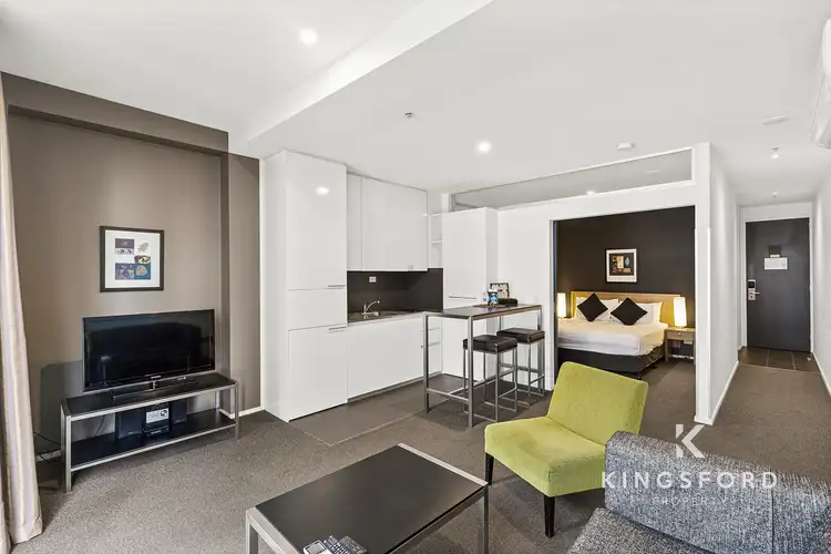 Second view of Homely apartment listing, 710/100 Exhibition Street, Melbourne VIC 3000