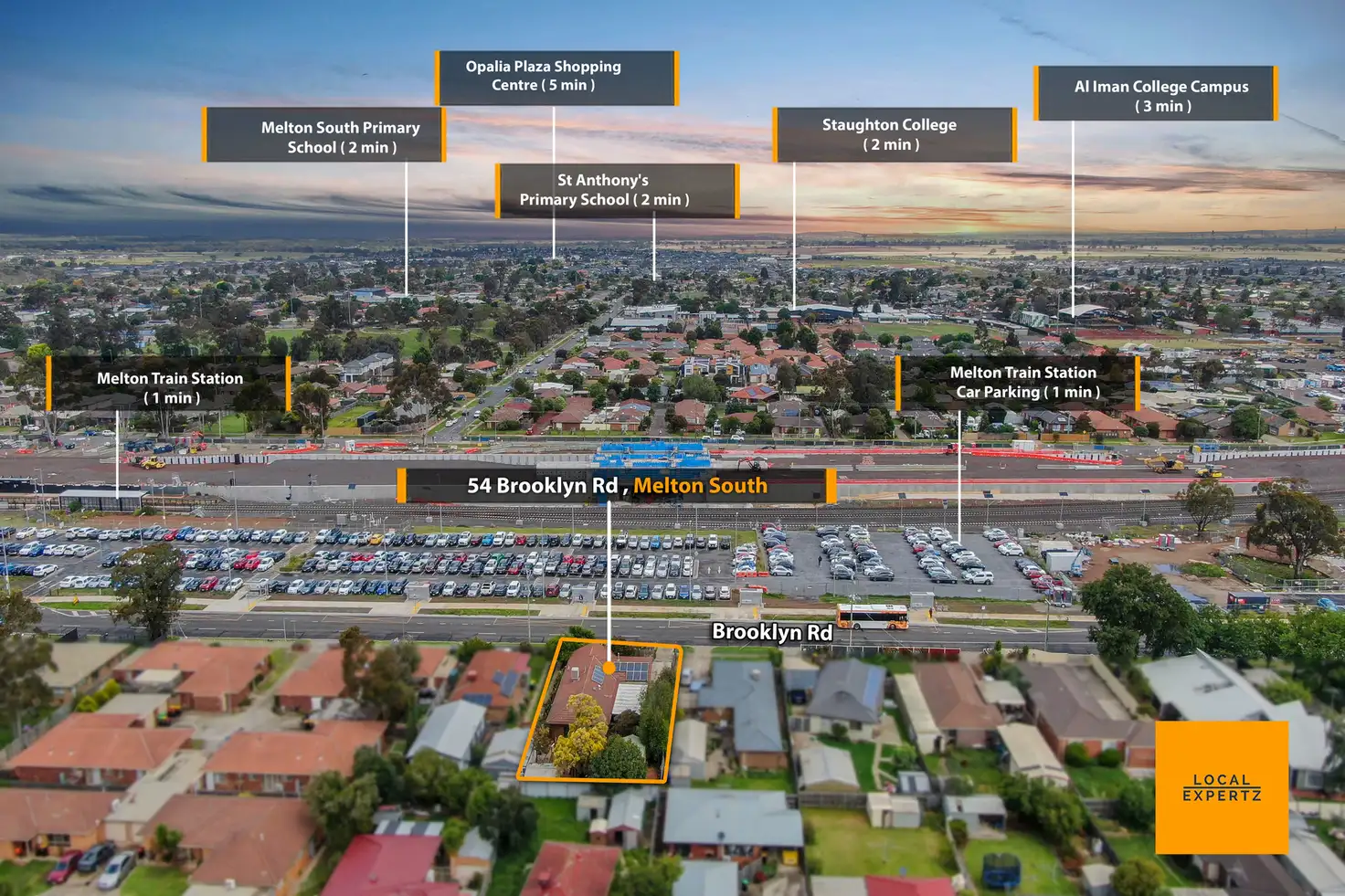 Main view of Homely house listing, 54 Brooklyn Road, Melton South VIC 3338