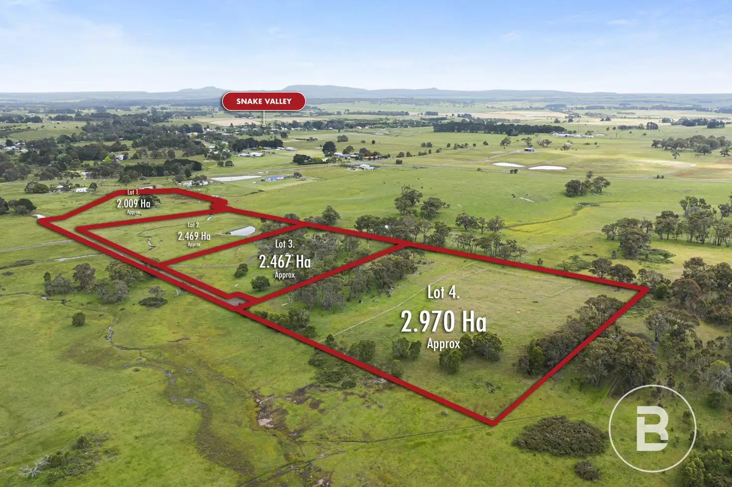 Main view of Homely land listing, 722 A, B, Tannery Road, Snake Valley VIC 3351