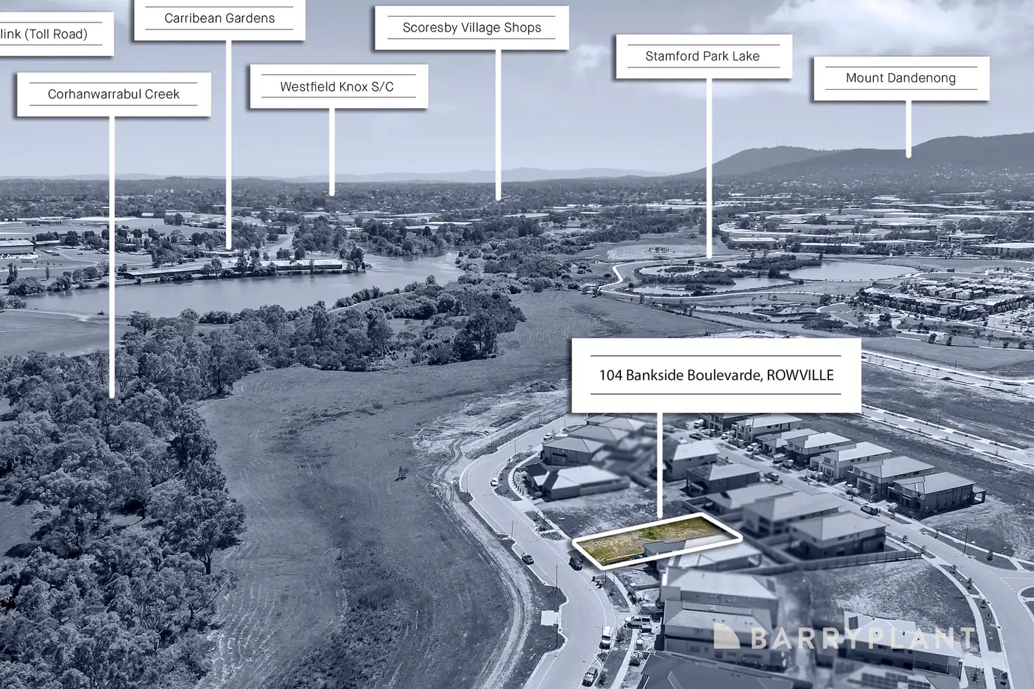 Main view of Homely land listing, 104 Bankside Boulevard, Rowville VIC 3178