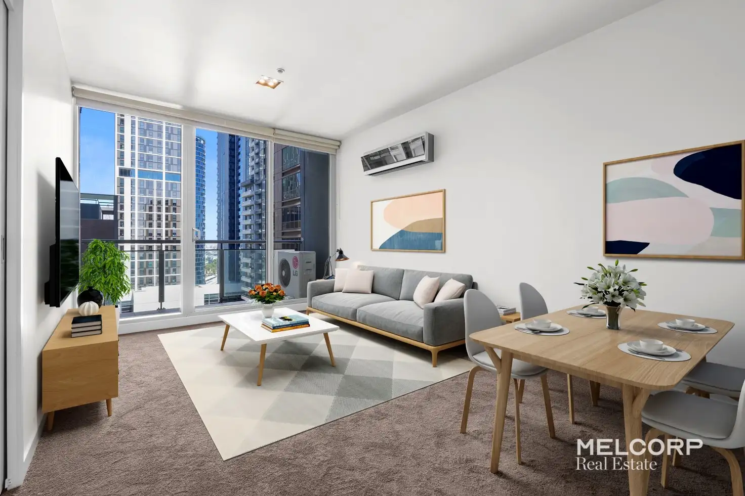 Main view of Homely apartment listing, 1808/483 Swanston Street, Melbourne VIC 3000