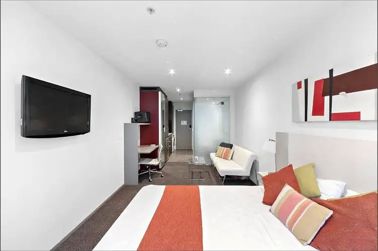 Second view of Homely studio listing, 811/181 A'beckett Street, Melbourne VIC 3000