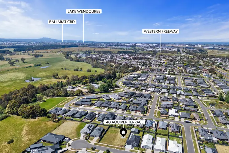 Third view of Homely land listing, 40 Aquiver Terrace, Miners Rest VIC 3352