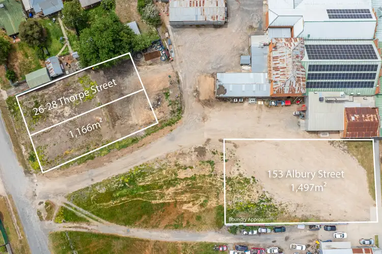 Second view of Homely land listing, 153 Albury Street & 26-28 Thorpe Street, Holbrook NSW 2644